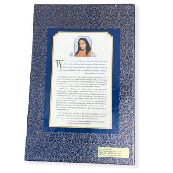 Hardcover The Bhagavad Gita God Realization Book Set of 2 Paramahansa Yoga Books - Picture 5 of 8
